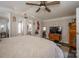 Inviting main bedroom with natural light, ceiling fan, and comfortable furnishings at 3765 Killian Rd, Lincolnton, NC 28092