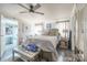 Tranquil main bedroom with natural light and wood-look flooring at 3765 Killian Rd, Lincolnton, NC 28092