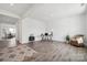 Versatile basement space with neutral tones, ideal for a home office, second living room, or recreational area at 7120 Wayfarer Dr # 0079, Charlotte, NC 28269