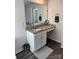 Bathroom vanity with granite countertop and double sinks at 1112 Culver Spring Way, Charlotte, NC 28215