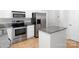 Kitchen with stainless steel appliances, granite countertops, and center island at 172 Foxtail Dr, Mooresville, NC 28117