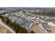 An aerial view of a neighborhood with tree-lined streets and cul-de-sacs at 250 Cherry Tree Dr, Fort Mill, SC 29715