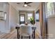 Charming dining room featuring stylish decor, natural light, and seating for four at 2624 Ashley Rd, Charlotte, NC 28208