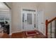 Bright entryway with hardwood floors and a view of office at 2748 Smethwick Ln, Gastonia, NC 28056