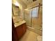 Bathroom with a sink, tub, and shower at 29086 Sweet Home Church Rd, Albemarle, NC 28001