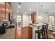 Modern kitchen with granite countertops and stainless steel appliances at 3205 Helmsley Ct, Concord, NC 28027