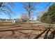 Backyard view of house with a fence at 416 Delview Dr, Cherryville, NC 28021