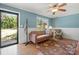 Cozy living room with hardwood floors and lots of natural light at 513 Paradise Cir, Belmont, NC 28012