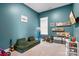 Fun playroom with colorful decor and built in shelving at 6361 Willow Farm Dr, Denver, NC 28037