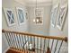 Foyer with decorative accents, staircase, and front door at 712 English Tudor Ln, Charlotte, NC 28211