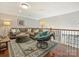 Cozy living room with hardwood floors and comfortable seating at 712 English Tudor Ln, Charlotte, NC 28211