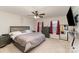 Spacious Primary bedroom with large bed, dresser, and plenty of natural light at 8411 Washoe Pine Ln, Charlotte, NC 28215