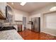 Bright kitchen showcasing stainless steel appliances, countertops, and ample storage at 12016 Regent Ridge Ln, Charlotte, NC 28278