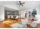 Open concept kitchen and dining area featuring modern appliances, ample counter space, and bright natural light at 1604 Windy Ridge Rd, Charlotte, NC 28270