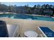 This community pool boasts plenty of lounge chairs and a covered pavilion for the neighborhood to enjoy at 164 N Cromwell Dr, Mooresville, NC 28115