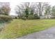 Large backyard with shed and mature trees at 2541 Pinewood Rd, Gastonia, NC 28054