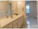 Clean bathroom with vanity, shower, and updated fixtures at 2541 Pinewood Rd, Gastonia, NC 28054