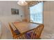 Cozy dining area with wood table and four chairs, near a window at 2541 Pinewood Rd, Gastonia, NC 28054