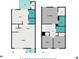 Floor plan of the home highlighting the layout of each room per level at 3028 Summerfield Ridge Ln, Matthews, NC 28105