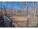 Chain link fence encloses a grassy backyard with garden at 3044 Old Church Rd, Gastonia, NC 28052