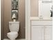 Clean bathroom with toilet and white vanity at 4076 Skyboat Cir, Fort Mill, SC 29715