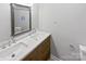 Bathroom with double vanity and marble countertop at 4127 Bon Rea Dr, Charlotte, NC 28226