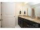 Clean bathroom with double vanity and granite countertop at 5063 Gribble Ln, Lancaster, SC 29720