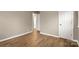 Bedroom featuring hardwood flooring and a doorway at 901 Wyke Rd, Shelby, NC 28150