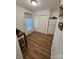 Breakfast nook with hardwood floors, closet, and natural light at 11433 Kingfisher Dr, Charlotte, NC 28226