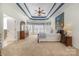 Bright and airy main bedroom with a large bay window and ensuite bathroom at 1806 Grayscroft Dr, Waxhaw, NC 28173