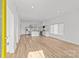 Bright, open-concept living space featuring hardwood floors and natural light at 2100 St Paul St, Charlotte, NC 28216