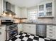 Modern kitchen with stainless steel appliances and white cabinets at 2121 Winter St, Charlotte, NC 28205