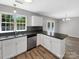 Modern kitchen with stainless steel appliances and granite countertops at 2139 Mallard Green Pl, Charlotte, NC 28262