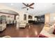 Open-concept layout seamlessly connects the dining room, kitchen, and living area at 223 Blossom Ridge Dr # 137, Mooresville, NC 28117