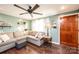 Cozy living room featuring hardwood floors, a comfortable sectional sofa, and natural light at 2745 33Rd Ne Ave, Hickory, NC 28601