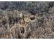 Aerial view showing a home surrounded by trees, offering a sense of seclusion and connection with nature at 3609 Shillinglaw Rd, Sharon, SC 29742