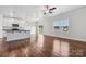 Modern kitchen with island and stainless steel appliances at 3915 Allenby Pl, Monroe, NC 28110