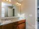 Bathroom with double vanity and granite countertop at 3948 Shasta Cir, Clover, SC 29710