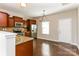 Eat-in kitchen with granite countertops and stainless steel appliances at 3948 Shasta Cir, Clover, SC 29710