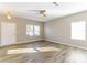 Bright living room featuring hardwood floors and neutral walls at 3948 Shasta Cir, Clover, SC 29710