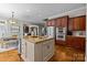 Spacious kitchen featuring a large island, stainless steel appliances, and custom cabinetry at 4008 Quintessa Dr, Matthews, NC 28104