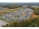 Aerial view of large community of townhouses at 518 Switch St, York, SC 29745