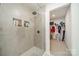 Bathroom with a walk-in shower and a spacious closet at 518 Switch St, York, SC 29745