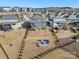 Aerial view showcasing the home's backyard and neighborhood at 523 Rock Skip Way, Fort Mill, SC 29708