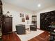 Finished basement with wine storage, seating, and bar area at 523 Rock Skip Way, Fort Mill, SC 29708