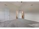 Bedroom with carpet and ensuite bathroom access at 5813 Bridgeway Dr, Indian Trail, NC 28079