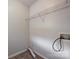 Laundry room with wire shelving and hookups at 5813 Bridgeway Dr, Indian Trail, NC 28079