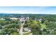 Wide aerial view of the property and neighborhood, showcasing the surrounding landscape at 815 3Rd St, Kings Mountain, NC 28086