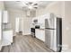 Renovated kitchen featuring modern appliances and white cabinets at 815 3Rd St, Kings Mountain, NC 28086