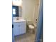 Bathroom with vanity, toilet and bathtub at 1027 Adams St, Statesville, NC 28677